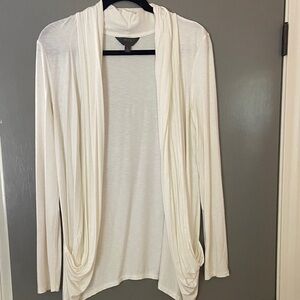 Mix by 41 Hawthorn Cream Open Front Cardigan, Size L, NWOT